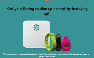 From a Fitbit weekly email.