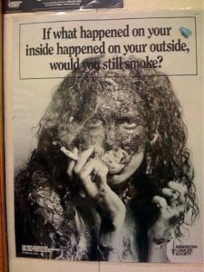 A memorable anti-smoking ad from my youth. Did it work?