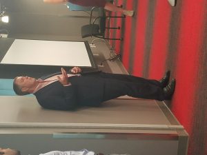 Apologies for my terrible photo of Dr. Frist. I was trying to avoid being creepy. In retrospect that was probably unnecessary.